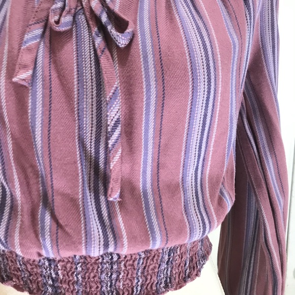 Aeropostale striped boho crop top - Picture 2 of 8